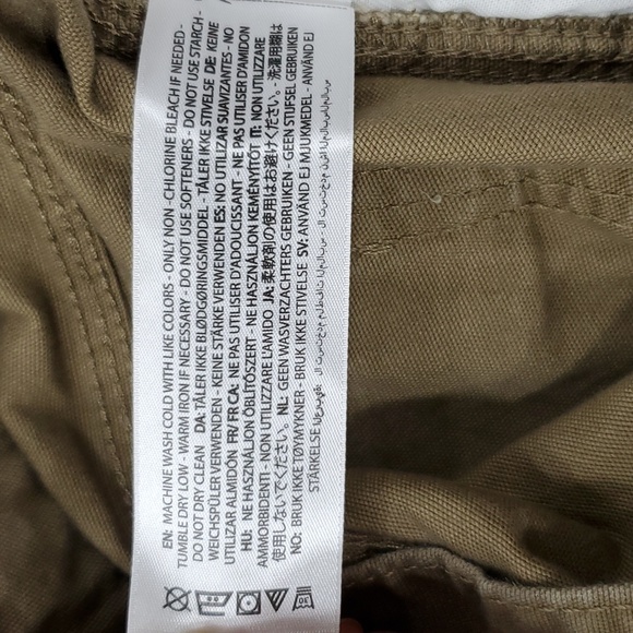 Ariat Rebar M4 pants men's 42 ×30L  field khaki  relaxed straight leg made tough - Picture 14 of 16